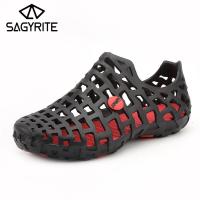 ราคา SAGYRITEรองเท้าแตะบุรุษขี้เกียจครึ่งรองเท้าแตะชายหาดFlip Flopsรองเท้าแตะสำหรับชาย (9584640432)