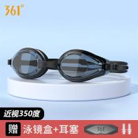 ราคา แว่นตาสำหรับฝึกสายตาสั้นระดับ HD 361 ชุดหมวกว่ายน้ำแว่นว่ายน้ำกันหมอกกันน้ำอุปกรณ์ว่ายน้ำ (18292711149)