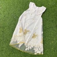 ราคา 2024พร้อมส่ง ชุดเดรส Dress ชุดกระโปรง ฟรุ้งฟริ้ง แต่งระบายชั้นๆ แขนกุด ลูกไม้ น่ารัก เด็กผู้หญิง (21517778479)