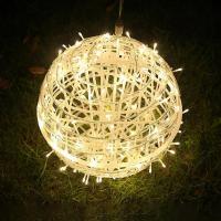 ราคา JIASHI ไฟ LED ตะกร้อแขวนบนไฟสนามกันน้ำโคมไฟลูกบอลแต่งสวนสนามไฟภายนอกอาคารไฟประดับถนนแนวคริสต์มาส (20910286196)