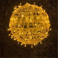 ราคา JIASHI ไฟ LED ตะกร้อแขวนบนไฟสนามกันน้ำโคมไฟลูกบอลแต่งสวนสนามไฟภายนอกอาคารไฟประดับถนนแนวคริสต์มาส (20910286198)