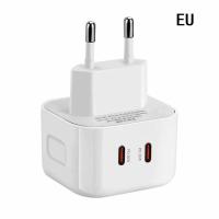 ราคา 40W สอง USB C Type C PD อะแดปเตอร์การชาร์จอย่างเร็วด่วนเครื่องชาร์จติดผนังสำหรับ Ipad 2 3 4 IPhone 11 12 13 14 15 Xiaomi Huawei (22588185053)