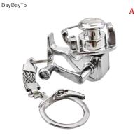 ราคา goya290 Daydayto 1pcs Alloy Fishing Reel กลองจี้พวงกุญแจ Key WHEEL ตกปลากลางแจ้ง VN (22128355965)