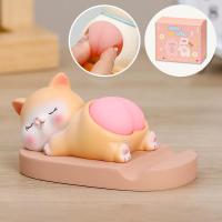 ราคา XIAOMIJIA โต๊ะที่จับโทรศัพท์มือถือน่ารักตุ๊กตาการ์ตูนบีบอัดก้นยางยืดตกแต่งบ้าน (22147376638)