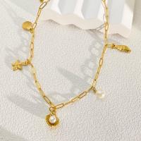 ราคา สร้อยคอจี้รูปปลาและปลาดาวชุบทองจาก Yuki สำหรับปาร์ตี้ชายหาดฤดูร้อนของเต่าปลาโลมา (22794706268)