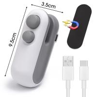 ราคา เครื่องซีลปากถุงแบบมินิ เครื่องซีลปากถุงแบบชาร์จไฟ USB 2 in 1 เครื่องซีลปากถุงแบบความร้อนและตัด เครื่องซีลปากถุงแบบมือถือ เครื่องซีลปากถุงแบบมินิสำหรับถุงพลาสติกสำหรับเก็บอาหาร ขนม และของว่างเพื่อความ