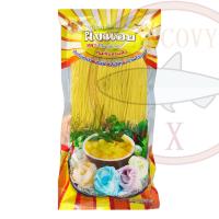 ราคา ขนมจีนกึ่งสำเร็จรูป เส้นจีนอบแห้ง ตราผึ้งน้อย 250 กรัม มีให้เลือก 6 สี ขาว เขียว เหลือง ฟ้า ชมพู ม่วง (22462188141)