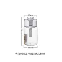 ราคา 350ขวดน้ำพลาสติกใส350ml 550ml 800มล ฝาปิดป้องกันน้ำล้น (22312652100)