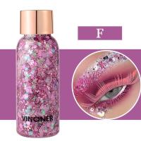 ราคา LilyBeatuy พร้อมส่ง กากเพชรติดหน้าเลื่อมเจลใบหน้าร่างกายแวววาวเจลอายแชโดว์ของเหลวเพชรเลื่อมเจลเวทีแต่งหน้า DIY เลื่อม Glitter For Face (18421321486)