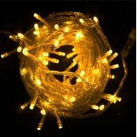 ราคา ไฟตกแต่ง ไฟหยดน้ำ ไฟประดับ LED 100 ดวง 220V กันน้ำ กระพริบ 3 5w ไฟ led ไฟกระพริบ Warm White (11302181496)