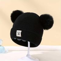 ราคา หมวกปอมปอมคู่น่ารักสำหรับหนาอุ่นฤดูหนาวหมวกเด็กเด็กชายเสื้อคลุมเด็กหญิง0 12ปากเด็กทารกหมวกกันลมหมวกบอนเน็ต (22733630291)