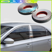 ราคา ของมาใหม่ คิ้วโครเมี่ยมรถยนต์ กว้าง6 10MM ยาว3M สีดำ สีเงิน ติดยางขอบกระจก กันกระแทกกันชน (22844246478)