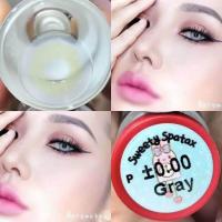 ราคา คอนแทคเลนส์ รุ่น Sweety Spatax ยี่ห้อ Pitchylens สายฝอ มีสี เทา ตาล ฟ้า เขียว สายตาปกติ แถมตลับหลุมฟรีทุกคู่ (17518824267)