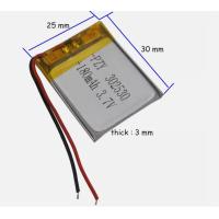 ราคา 302530 3 7v 200mAh กล้องติดรถยนต์ แบตกล้อง หูฟัง MP3 MP4 MP5 DIY Steer แบตลำโพง Lithium Ion Polymer Li Ion (22860771420)