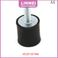 ราคา LINWEI M3 M4 M5 M6 M8โช้คอัพยาง Anti vibration isolator Mounts bobbins (22415541539)