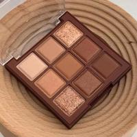 ราคา อายแชโดว์เนื้อแมท พาเลตต์ 9 สี อายแชโดว์เนื้อชิมเมอร์ กลิตเตอร์ ติดทนนาน เมคอัพ เครื่องสำอาง (22881000202)