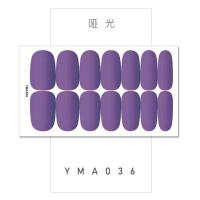 ราคา Sukeme Nail Art Decal Solid Color Frosted Nail Stickers Waterproof Solid Color Matte Stickers (20744465754)
