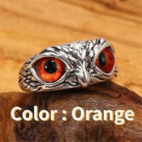 ราคา SADIE คู่รัก ของขวัญ Jewelry Owl Eye Open Adjustable Vintage Ring Statement Ring (22693129711)