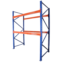 ราคา ชั้นวางสินค้าขนาดใหญ่ ชั้นวางสินค้าอุตสาหกรรม2ชั้นโครงเหล็ก ชั้นวางของหนัก แข็งแรง รับน้ำหนักได้1000KG ชั้น Pallet rack (8989482480)
