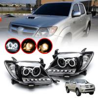 ราคา ไฟหน้า โปรเจคเตอร์ รุ่น โตโยต้า ไฮลักษ์ วีโก้ TOYOTA HILUX VIGO ปี 2003 2010 โคมในดำ ข้าง ซ้าย ขวา จำนวน 1 คู่ (19582411152)