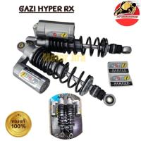 ราคา โช้คแก๊สซี่มีกระปุก โช้คหลัง GAZI Hyper RX โช็คGazi Wave125i Wave110i Wave125r ยาว 320 330 340 มิล ของแท้ 1คู่ (22749487275)
