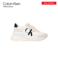 ราคา CALVIN KLEIN รองเท้าผ้าใบผู้หญิง รุ่น ZW02651 YBR สีขาว (22809426216)