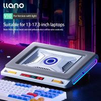 ราคา Llano V10 Laptop Cooling Pad Equipped Rpm 3500 Gigantic Turbo Fan Rapid Cooling Gaming Laptop With Adjustable Brackets Suit for 13 17 3 inch Gamebook Special Stand Cooling (22464364292)