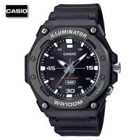 ราคา Velashop นาฬิกาข้อมือผู้ชายคาสิโอ Casio Standard Analog สายเรซิน หน้าปัดสีดำ รุ่น MW 620H 1AVDF MW 620H 1A MW 620H (22557235863)