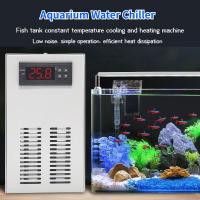 ราคา 35L 120W ตู้แช่น้ำเย็นถังที่ดักสัตว์น้ำเย็นเครื่องทำความเย็นทำความร้อนจอแสดงผล LCD AC 110 240V (22304628032)