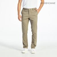 ราคา ELLE HOMME กางเกงชิโน่ ทรงสลิมฟิต ปักโลโก้ EH สีกากี W8L275 (21696631881)