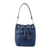 ราคา BSC Bag Luggage กระเป๋าถือทรงขนมจีบ Collection Blossom สีกรมท่า (22872783654)