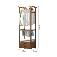 ราคา HOMEC ราวไม้อเนกประสงค์ ชั้นวางเสื้อผ้า ที่แขวนเสื้อ ราวแขวนเสื้อผ้า coatrack wood วัสดุไม้คุณภาพดี พร้อมชั้นวางของ มีให้เลือก 3แบบ (21762298786)