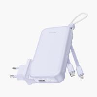 ราคา สินค้าใหม่ Power Bank Universal adapter ALPHA X ALPC10 26PD ALPC20 10PD พาวเวอร์แบงค์ 10000 20000mAh fast charge 20W จอ LED มาพร้อมสายในตัว (21736910902)