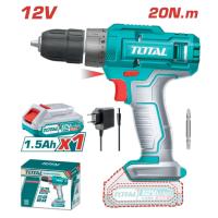 ราคา TOTAL สว่านแบตเตอรี่ไร้สาย12V TDLI1218 (21722439871)