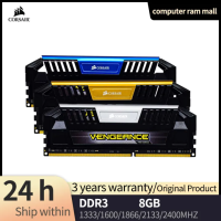 ราคา DDR3 CORSAIR Vengeance LPX 8GB 2400MHz 2133MHz 1866MHz 1600MHz 1333MHz PC3 17000หน่วยความจำสำหรับเดสก์ท็อป14900 12800 10600 240Pin หน่วยความจำ RAM 1 5V (22816113143)