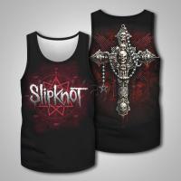 ราคา 3D Print Rock Band Slipknot Skulls Black Tank Top Men Casual Vest Hiphop Streetwear Tops Sleeveless Boy Clothes (12731023646)