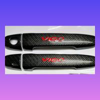 ราคา เบ้ากันรอย กันรอยประตู toyota vigo ครอบมือจับ โตโยต้า วีโก้ ลายแคฟล่า โลโก้สีแดง ใช้ได้ทั้ง รุ่นเก่าและ รุ่นใหม่ ทั้ง 2 และ 4 ประตู (8026347246)