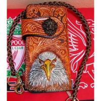 ราคา กระเป๋าสตางค์หนังแท้ตอกลาย แพ็คเกจสุดคุ้ม กระเป๋าหนังวัวแท้ กระเป๋าสตางค์ผู้ชาย (15643547975)