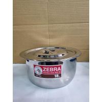 ราคา ส่งฟรี Zebra หม้อแขก 141618 ซม ตราหัวม้าลาย หม้อไม่มีหู ราคาต่อ1ใบ (22863296149)