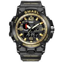 ราคา Smael นาฬิกากีฬาใหม่สำหรับผู้ชายกันน้ำ50เมตรนาฬิกาปลุก1545D จอแสดงผลคู่นาฬิกาข้อมือควอตซ์นาฬิกาทหาร (22598413679)