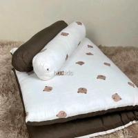 ราคา ที่นอนเด็กทารกแรกเกิด ฟรีหมอนหลุม1ใบ แถมหมอนข้างกันสะดุ้ง2ใบที่นอนแบบพกพา (20614577767)