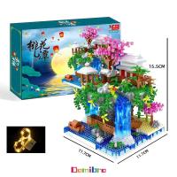 ราคา ตัวต่อ เลโก้ ดอกไม้ 2400ชิ้น บ้านต้นไม้ บ้านนางฟ้า อนุภาคขนาดเล็ก ของขวัญวันเกิด ของเล่นผู้ใหญ่ มีไฟ (22519380078)