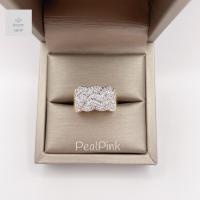 ราคา แหวนเพชรดีไซน์เปียถก ปรับขนาดได้ขนาดฟรีไซส์ (22548440427)