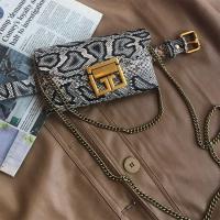 ราคา แฟชั่น Retro เอวกระเป๋าเข็มขัดหนังผู้หญิงใช้งานร่วมกับ Mini กระเป๋าสไตล์เรียบง่ายไหล่เดี่ยวอินเทรนด์กระเป๋าสตรี (22264093731)
