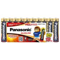 ราคา ถ่านอัลคาไลน์ AAA Panasonic LR03T 10SL สีทอง แพ็ค 10 ก้อน (22689794049)