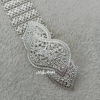 ราคา เข็มขัดเครื่องประดับชุดไทย สีเงินขาวล้านนา (15866923042)