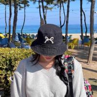 ราคา หมวกบักเก็ต หมวกยีนส์ ทรงบักเก็ต ปัก (22749450719)