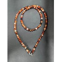 ราคา สร้อยหินมงคล หินอาเกตสีส้ม ขนาด 6 มิล แขวนพระได้ 1 องค์ (9028075171)