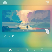 ราคา แผ่นรองเมาส์ แผ่นรองเมาส์ Landscape แผ่นรองเมาส์ลายการ์ตูน หลายลาย หลายขนาด แผ่นรองเม้าส์ หนา 3mm (22129980235)