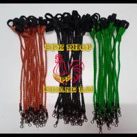 ราคา เชือกผูกขาไก่ ไก่แจ้ ไก่ตั้ง แพ็ค 5 เส้น คละสี A ยาว 20 cm พร้อมลูกหมุนเหล็ก เชือกกันน้ำ (11322791807)